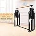 MARFULA 5FT Folding Gymnastic Bar Set Gymnastics Horizontal Bar Fold Kip Bar for Kids Home Use
