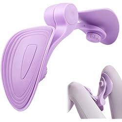 Frevoitna Entrenador de Cadera, Equipo de Ejercicio para Muslos, ejercitador de piernas para Mujeres y Hombres, ejercitador Suelo pelvico Ajustable, aparatos de Gimnasia para casa (Violet)