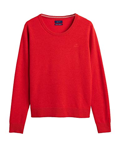 Preisvergleich Produktbild GANT Superfine Lambswool Crew Womens Knits Large Red