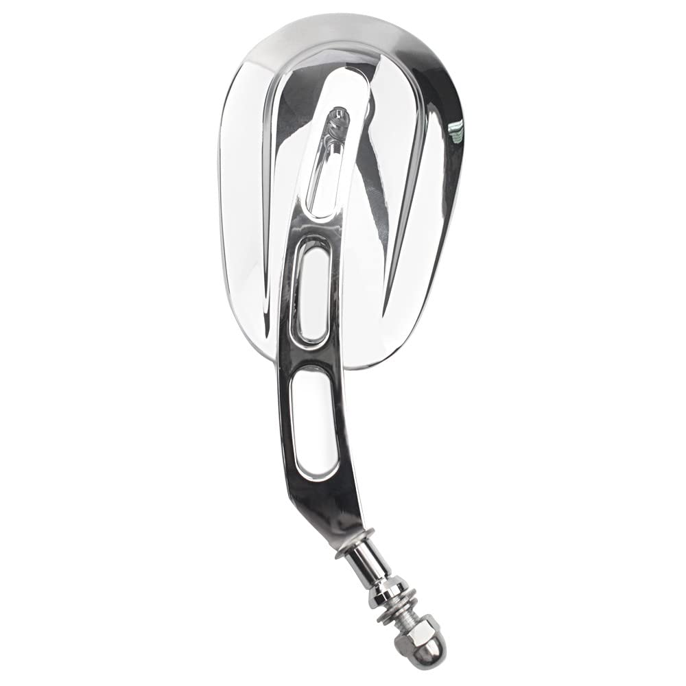 8mm 10mm skelet doodskop klauw motorfiets spiegel hand geesten zijspiegel (zilver