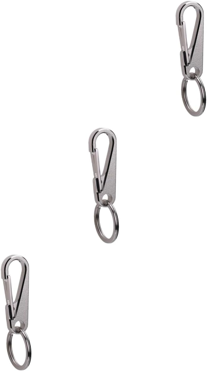 ステンレススチールキーチェーンペンダント 丈夫なキーリングホルダー パーティーや旅行の記念に