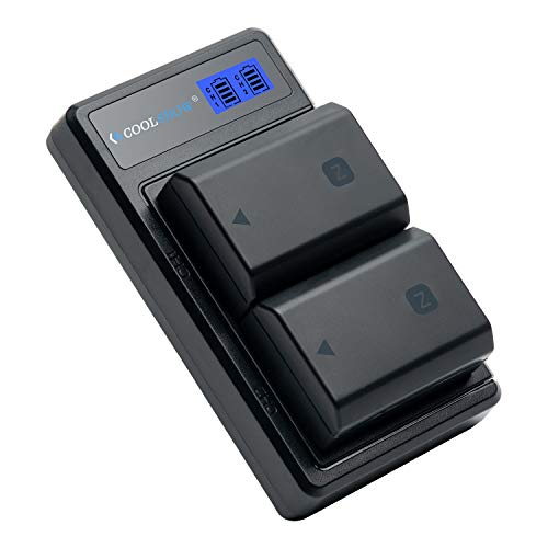 Double chargeur LCD avec 2 batteries FZ100 pour une autonomie Sony accrue