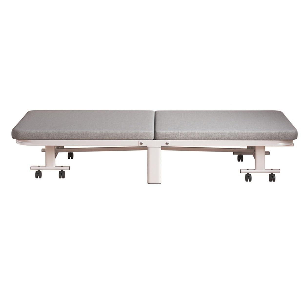 Cama Plegable con Colchón Y Ruedas | para Siestas En Casa Y En La Oficina(182x80x36cm)