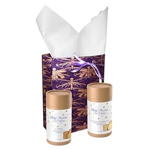 Blue Moon Tea Cookies – Chai & Cardamom Orange Shortbread Cookies Gift – Ships Same Business Day – Order by 1 PM Pacific Time – FedEx 2 Day option