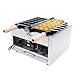 HZOPUTLH Commercial Electric Bubble Skewer Waffle Ball Machine, 6-Grid Nonstick Skewer Bubble Waffle Maker with Time and Temperature Control, Round Ball Waffle Maker for Restaurant, Home