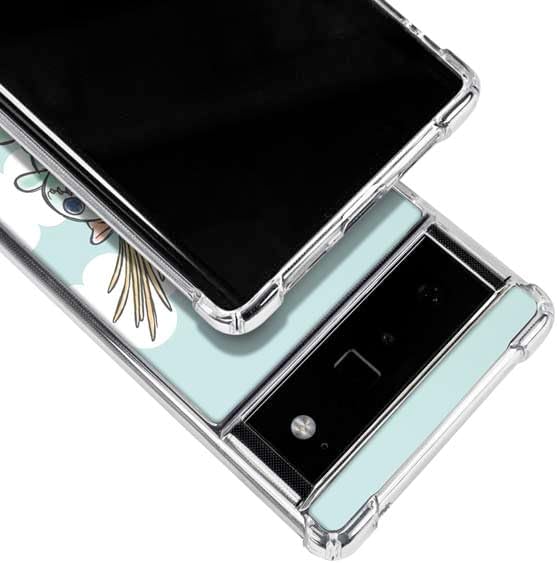 Skinit Clear Phone Case Compatible with Google Pixel 6 - Officially Licensed Disney Lilo and Stitch Stitch and Scrump Design