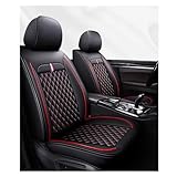 カーシートカバー、車 シートカバー に適し フォード マスタング/マスタング マッハE/プーマ/Sマックス, 前席・後席 5席カーシート、ユニバーサルフルセットレザーカーシートカバー、全天候型PUレザーシートカバー 通気性放熱防水(B)