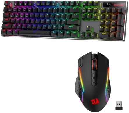 Redragon K556 PRO Gaming Keyboard & M810 PRO Mouse Bundle
