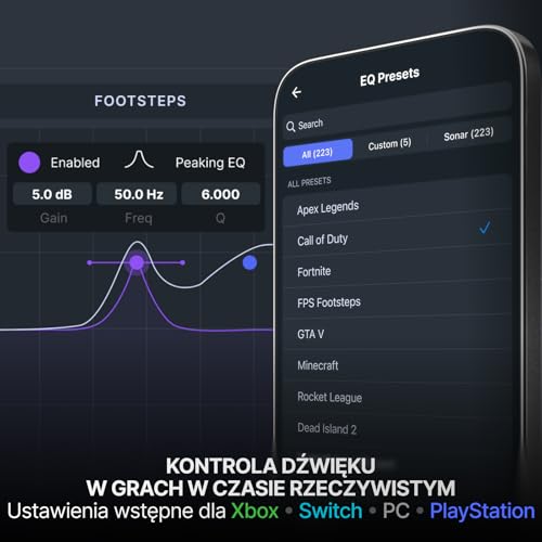 SteelSeries Arctis Nova 7X Wireless Gen 2 do gier -sterowanie aplikacją w czasie rzeczywistym - 50H + -przetworniki magnetyczne z magnesem neodymowym -miks 2,4 GHz/Bluetooth-Xbox,PS5,Switch 1/2,mobile