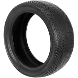 Glewi Pneumatico senza camera d'aria 25,4 x 7,6 – 16,5 cm, per scooter elettrico per adulti, in gomma resistente alle forature, con design leggero per ruvido (1 pezzo)
