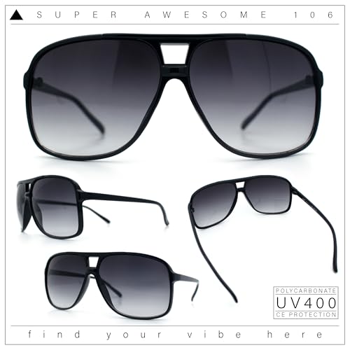 SA106 Oversize Large Thin Plastic Racer Mens Sport Sunglasses4