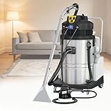 Ymnogjie Professioneller Schwerlast-Teppichreiniger, Tragbarer Nass-Trocken-Sauger, für Teppiche und Sofas, Vielseitig Einsetzbar in Garage, Werkstatt, Haushalt 40L