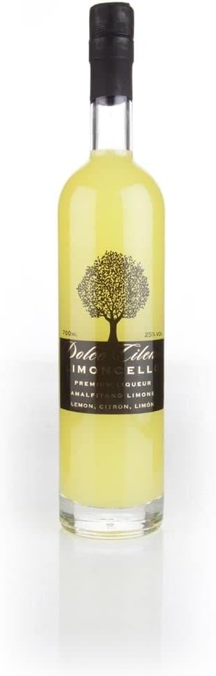 Dolce Cilento Limoncello 700ml – Premium Italian Lemon Liqueur, Traditional Limoncello from Southern Italy, Refreshing Citrus Digestif, 25% Vol – Made in Italy