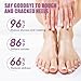 Foot Scrub, Natural For All Body Exfoliation, Dead Skin Remover, Moisturize And Nourish Your Dry Rough Feet, Make Your Feet Smooth And Soft (6 oz, Himalayan Sea Salt)