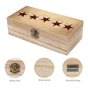 Woodenkeepsakeboxwoodboxwoodenstorageboxcompatiblewithbrownvintagerustystarsprimitivecountryrusticprimitiveslargewoodenboxwithhingedlidweddingkeepsakebox Urban Country Home Decor Wooden keepsake box wood box wooden storage box compatible with brown vintage rusty stars primitive country rustic primitives large wooden box with hinged lid wedding keepsake box urban country home decor