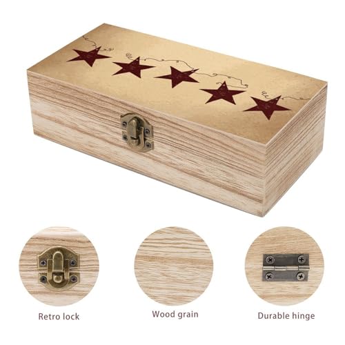 Woodenkeepsakeboxwoodboxwoodenstorageboxcompatiblewithbrownvintagerustystarsprimitivecountryrusticprimitiveslargewoodenboxwithhingedlidweddingkeepsakebox Urban Country Home Decor Wooden keepsake box wood box wooden storage box compatible with brown vintage rusty stars primitive country rustic primitives large wooden box with hinged lid wedding keepsake box urban country home decor