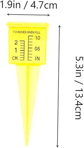 Miniatura 4 de Housoutil 3 Uds. Herramientas de buque de medidor de rociadores, tubos de ensayo de vidrio, herramienta de medición de agua de jardín, medidor de