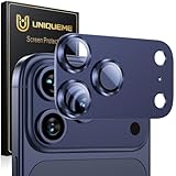 UM UNIQUEME für iPhone 17 Pro Kameraschutz 10H Legierung Kamera Schutz [Starke Adhäsion], Militärstandard 15X Kratzfest Kameraschutz für iPhone 17 Pro - Marineblau