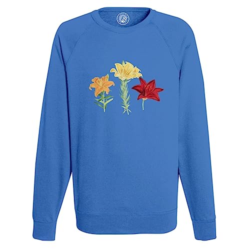 Sweat Shirt Homme 3 Fleurs Antiques botanique vintage : vêtement imprimé illustration