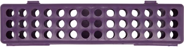Zirc Dental 50Z900E Steri-Container Hinged Lid Plum 8-1/8" X 1-7/8" X 1-7/8"