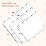 Linges jetables de litière à changement de bébé 13,5"x18" – 100 Pack, doux, étanche & Ultra Absorbant pour les changements de couches libres de mess