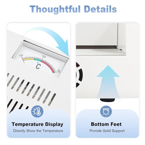 Plastificatrice con Motore ad Alta velocità, funzioni Caldo/Freddo, Temperatura Regolabile, Ideale per Ufficio e Uso Commerciale.