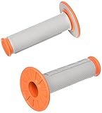 Renthal G155 Orange/Gray Diamond/Waffle Soft/Firm Compound Motocross Grip
