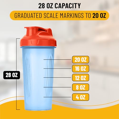 Image of Mr. Pen- Shaker Bottles for Protein Mixes, 28 oz (Pack of 2)