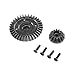 TEAM LOSI RACING Ring and Pinion Composite Center Diff Only 22X-4 TLR332083 Electric Car/Truck Option Parts