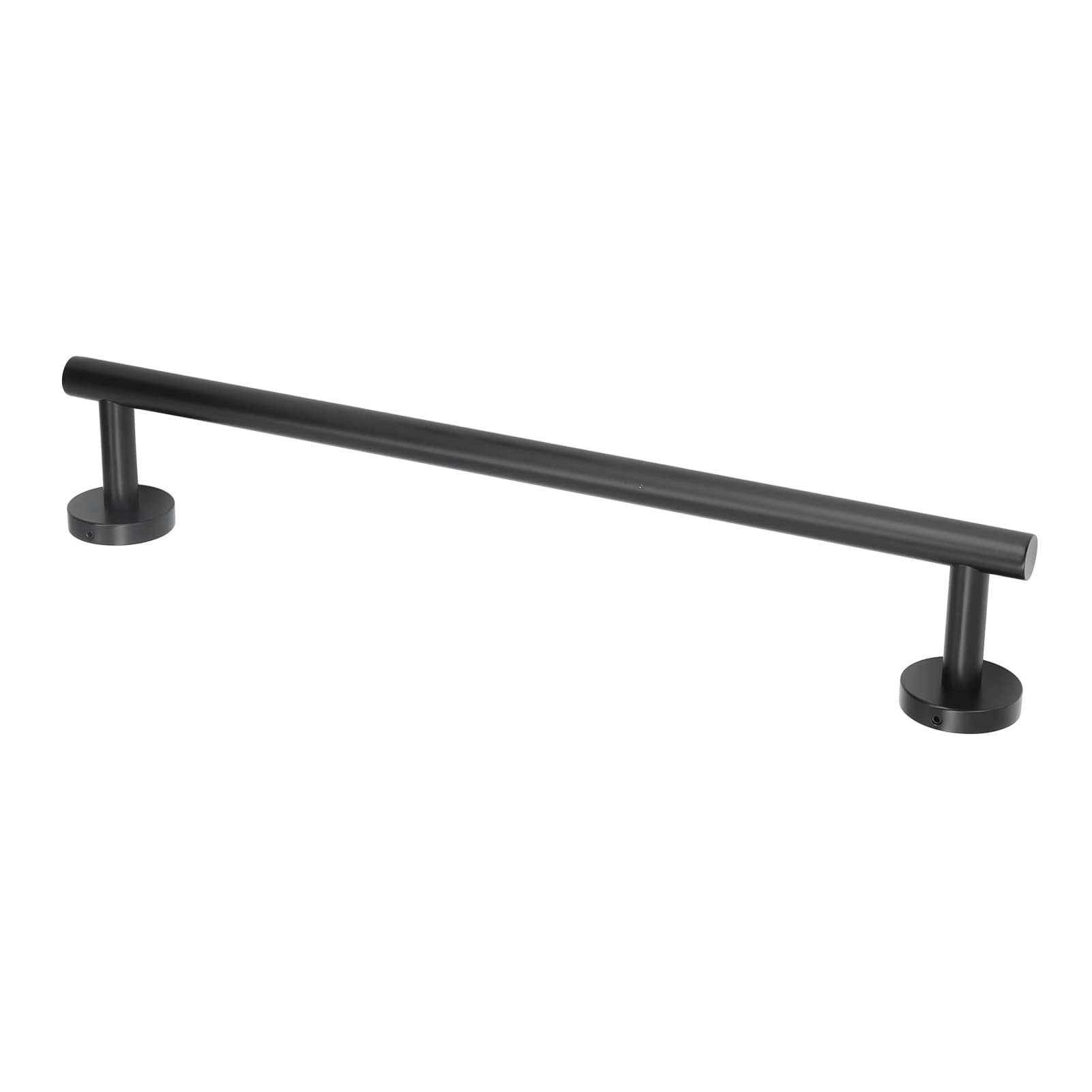 Portasciugamani Nero Opaco 45,7 Cm | Bagno, Acciaio Inox Spessorato, Design Moderno A Parete - 3