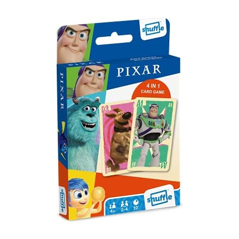 Shuffle 4 in 1 Disney Pixar Card Game Cover