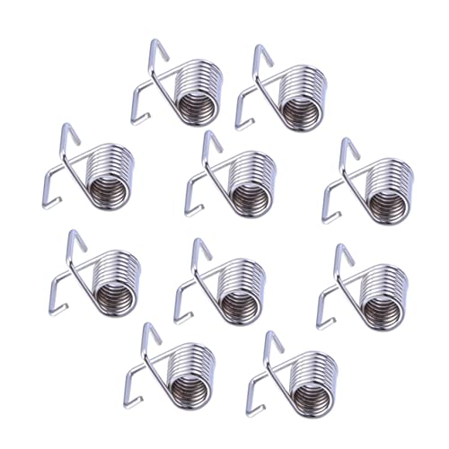 Healeved 10pcs Metal Belt Tensioner Spring for 3d Printer Accessories with Silver Finish Sturdy Timing Belt Tensioner an