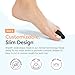 ZenToes Gel Toe Caps – Silicone Toe Protectors for Cushioning & Nail Coverage – Relief from Missing or Ingrown Toenails, Corns, Blisters or Hammer Toes, Reusable Daily Wear, 6 Pack (Small, Black)