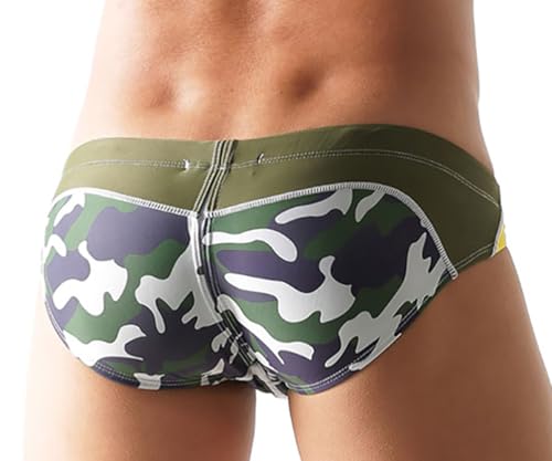 YouKD Mens Swimwear Swim Briefs Surfing Swimsuit Stretch Boxer Beach Shorts