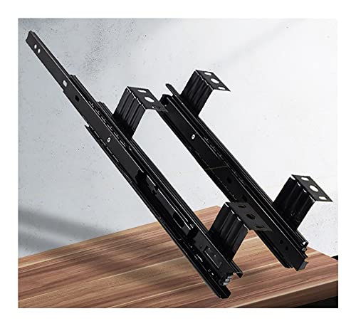Heavy Duty Drawer Slides 2pcs Full Extension Ball Bearing Drawer Slides 10 Inch 12 Inch Soft Close Keyboard Shelf Runners Top Mount for Keyboard Extensions (Size : 250mm/10in)