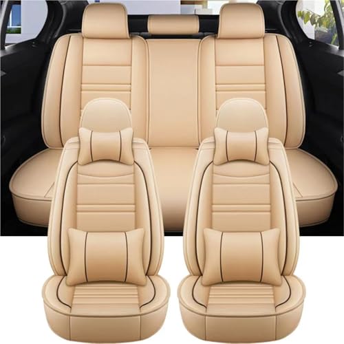 Housses de siège de voiture de qualité supérieure beige pour Peugeot 206 et Passat