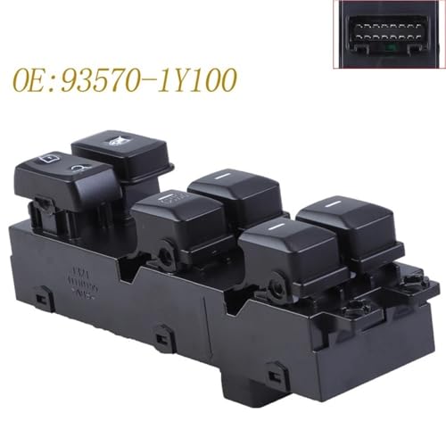 Interrupteur de lève-vitre pour Kia Picanto 935701Y100 commande électrique - 2