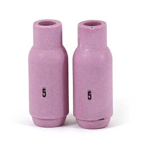 COREONE WELDINGSolutions - Alumina Nozzle Ceramic Shield Cup #5 Model 10N49 2 Pack