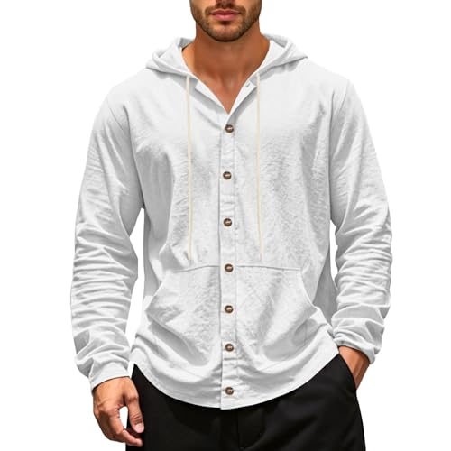 Camisa lino hombre ligera evita el calor sudor ajuste holgado suelta