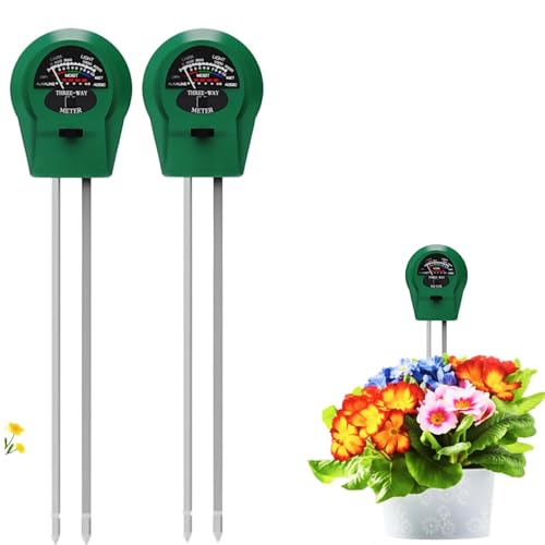3-in-1 Moisture/Light/PH Meter for Plants, Soil pH and Light Tester,