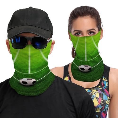Neck Gaiter Grass Field Face Mask for Travel Face Cover Scarf for Men Women Elastic Headbands Wind-proof Bandana for Skiing Fishing Hiking Cycling
