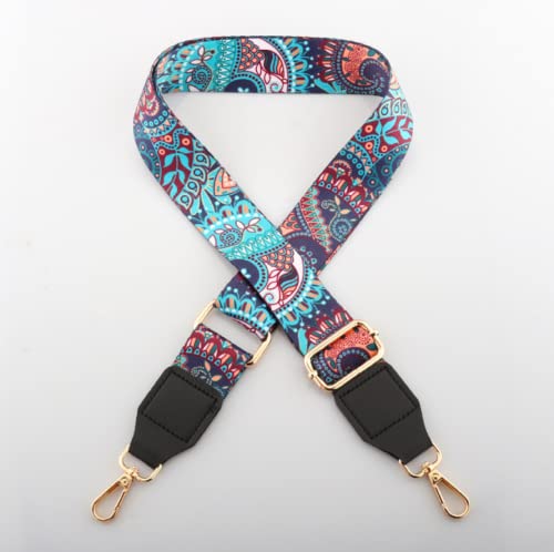 Moderne Taschengurte Zum Wechseln,Schultergurt Breit für Taschen,Mit Karabiner,Boho,Retro,Taschenhenkel Für Crossbody Bag Umhängetasche Tasche Handtasche Tasche Kamera,Gürteltasche Damen Männer Cover