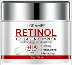 Sérum Facial Retinol e Colágeno com Ácido Hialurônico | Anti-Idade, Rugas e Firmeza da Pele