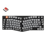 【国内正規品】Keychron K15 Max QMK/VIA ワイヤレスメカニカルキーボード Aliceレイアウト Bluetooth/2.4GHz/有線対応/RGBバックライト/ホットスワップ対応/ロープロファイルGateronスイッチ/Mac・Windows・Linux兼用 赤軸