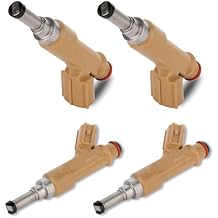 12 Holes 4 pcs petrol Fuel Injectors Set FJ1068 fit for 2009 2010 2011 2012 2013 2014 2015 for Toyota for Corolla 1.8L, 2009 2013 for Toyota for Corolla 2.4L, 2009-2012 for Toyota for Matrix