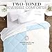 Beckham Hotel Collection Goose Down Alternative Reversible Comforter - All Season - Premium Quality Luxury Comforter - King/Cal King - Grey/Black