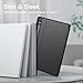JETech Case for Samsung Galaxy Tab S10 FE Plus/S10 FE+ 13.1-Inch with S Pen Holder, Slim Folio Stand Protective Tablet Cover, Multi-Angle Viewing (Black)