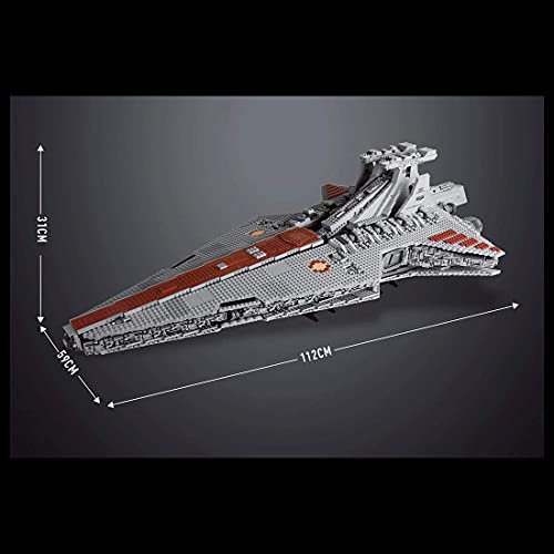 iVansa Technik Sternenzerstörer Modell Bausatz, 21005, 6685 Teile Custom Bausteine Weltraum Destroyer UCS Super Star… – Bild 6