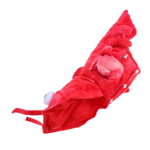Disfraz para perro pequeño estilo langosta XS rojo