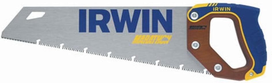IRWIN 15-Inch ProTouch Coarse Cut Carpenter Saw - M2 Tri-Ground Teeth for Fast Wood Cutting (2011201)